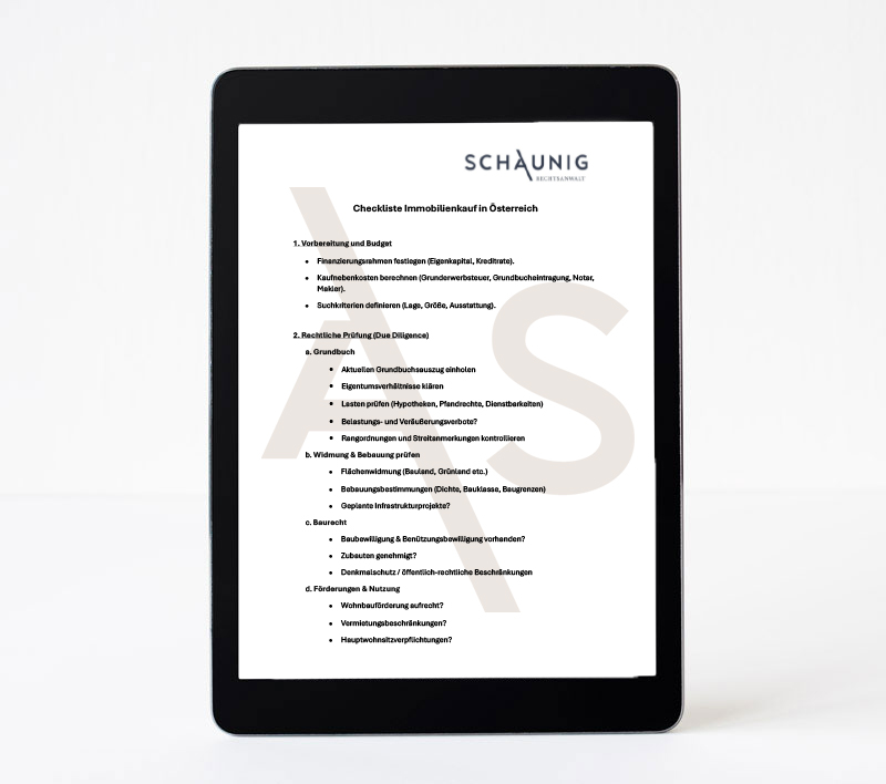 Immobilienkauf Checkliste